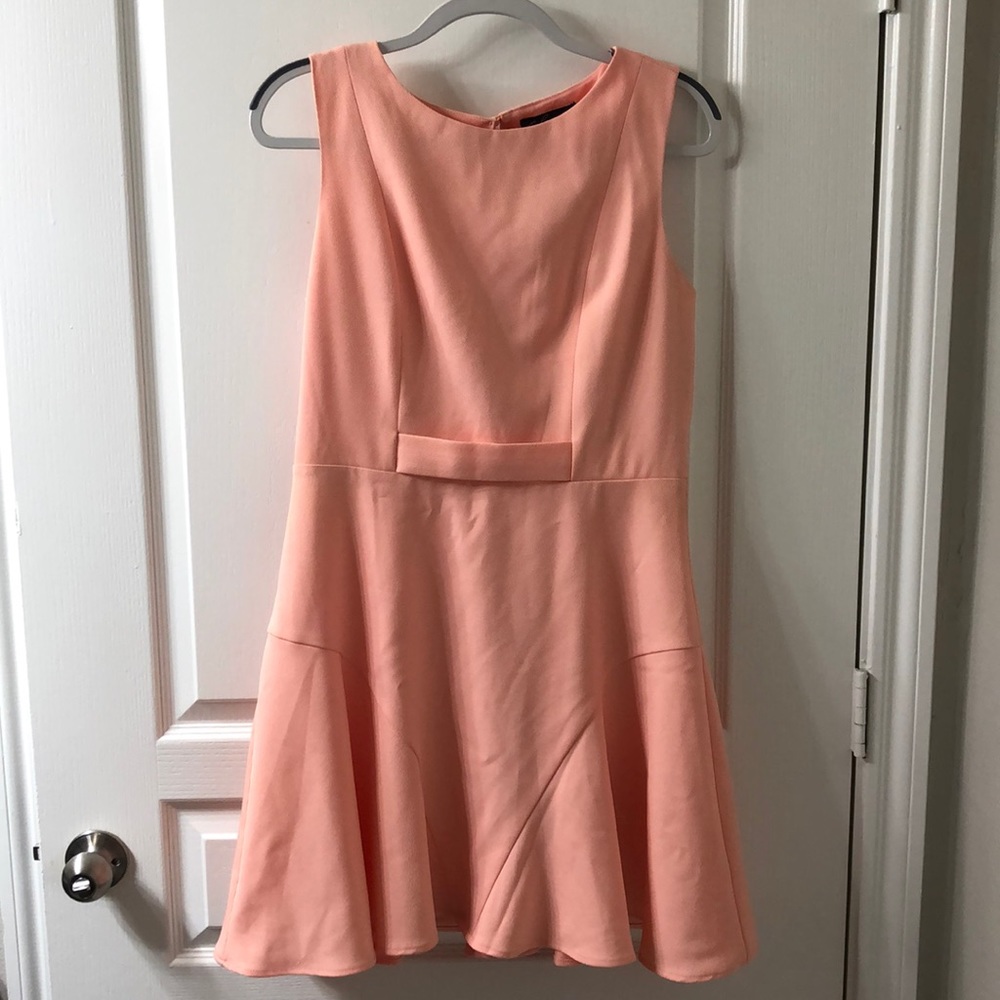 C. Luce peach cocktail dress